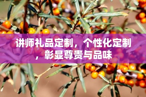 讲师礼品定制，个性化定制，彰显尊贵与品味